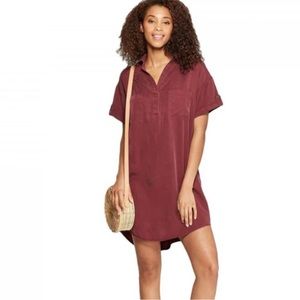 NWT Universal Thread, Burgundy Dress.